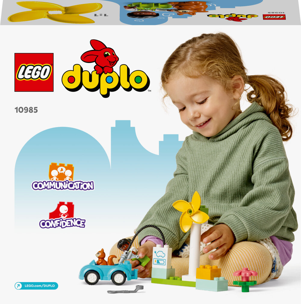LEGO Duplo - Tuulivoimala ja sähköauto 2+