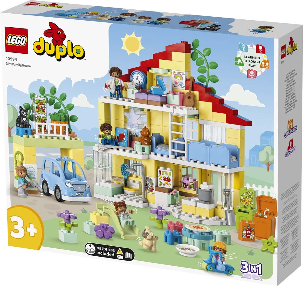LEGO Duplo - 3-in-1-omakotitalo 3+