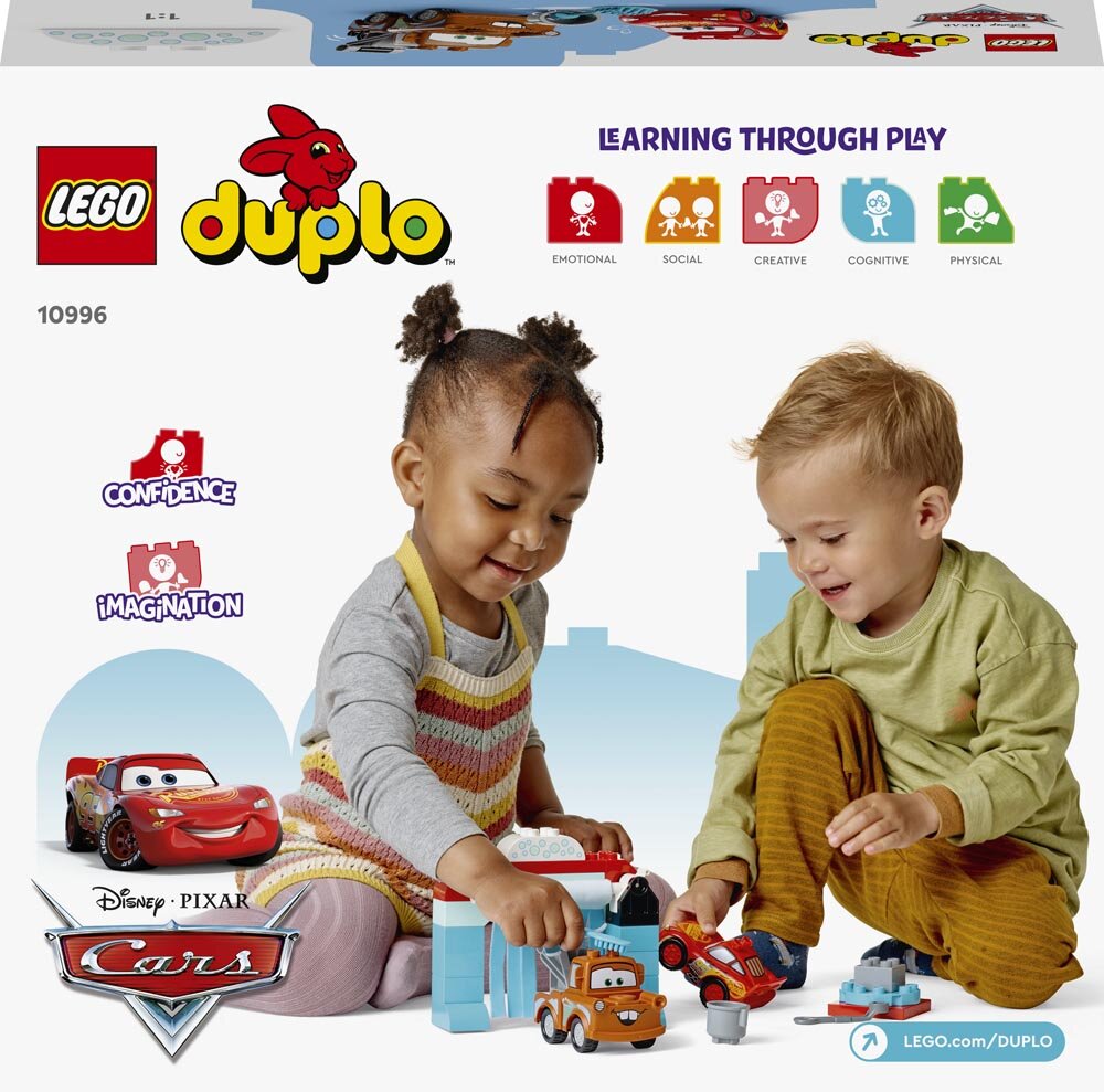 LEGO Duplo - Salama McQueenin ja Martin hauska autopesu 2+