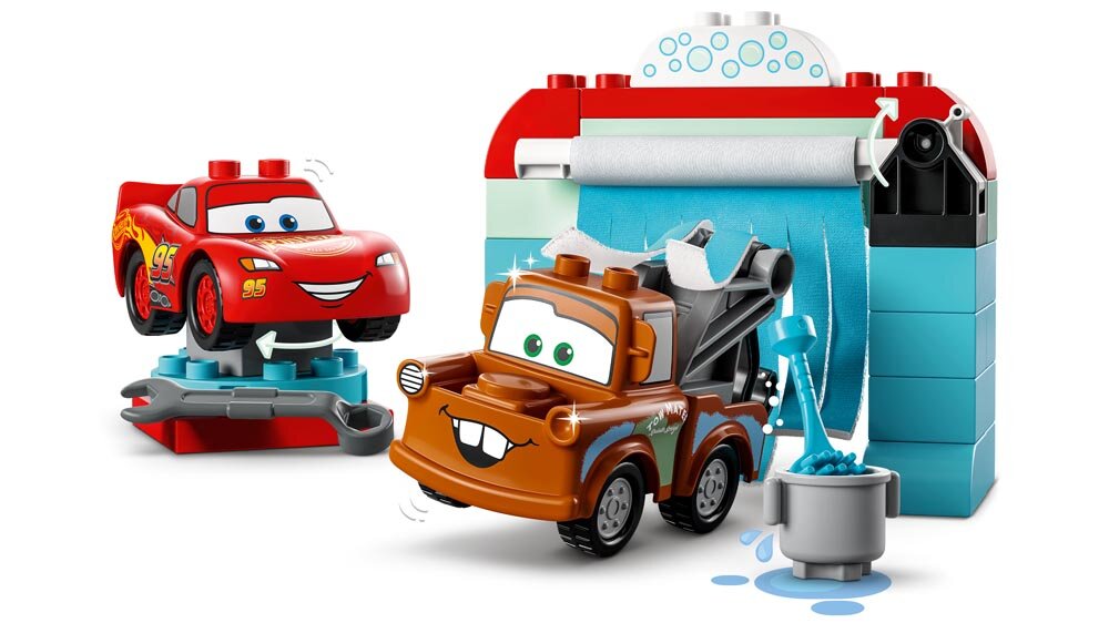 LEGO Duplo - Salama McQueenin ja Martin hauska autopesu 2+