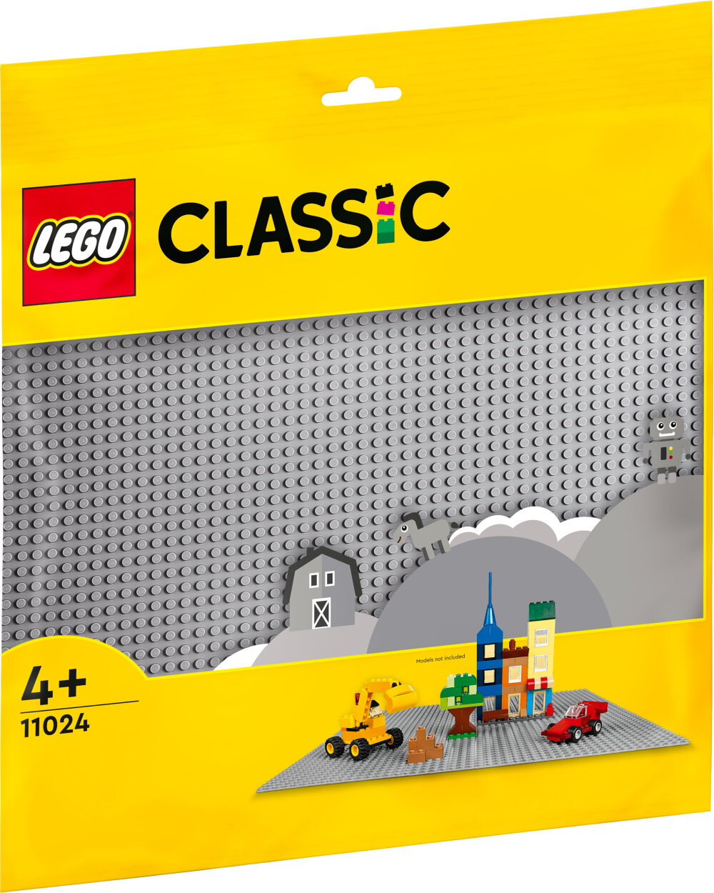 LEGO Classic - Harmaa rakennuslevy 4+