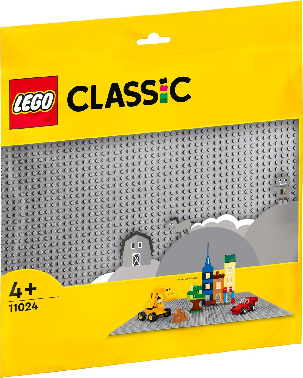 LEGO Classic - Harmaa rakennuslevy 4+