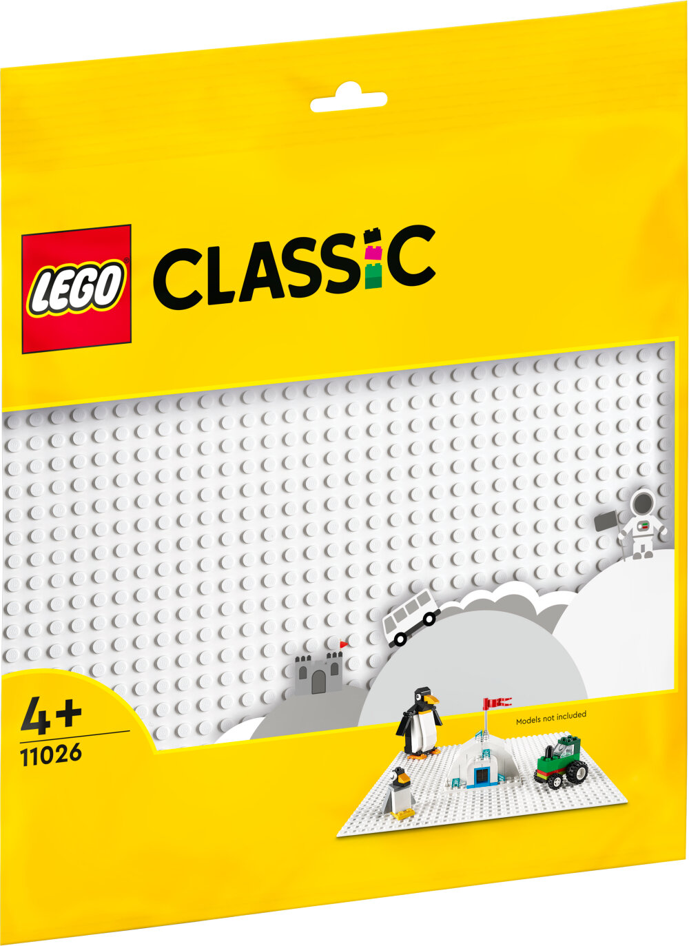 LEGO Classic - Valkoinen rakennuslevy 4+