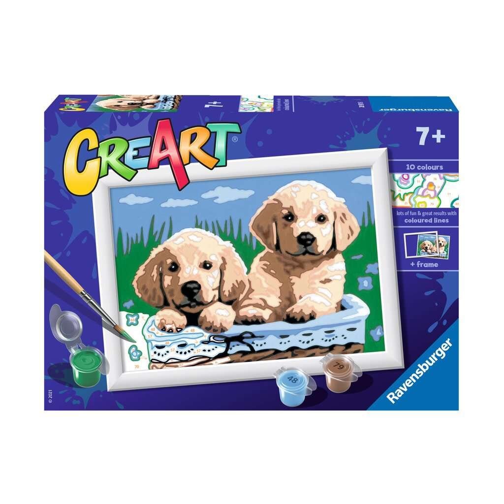 Ravensburger CreArt Kids - Cute Puppies	