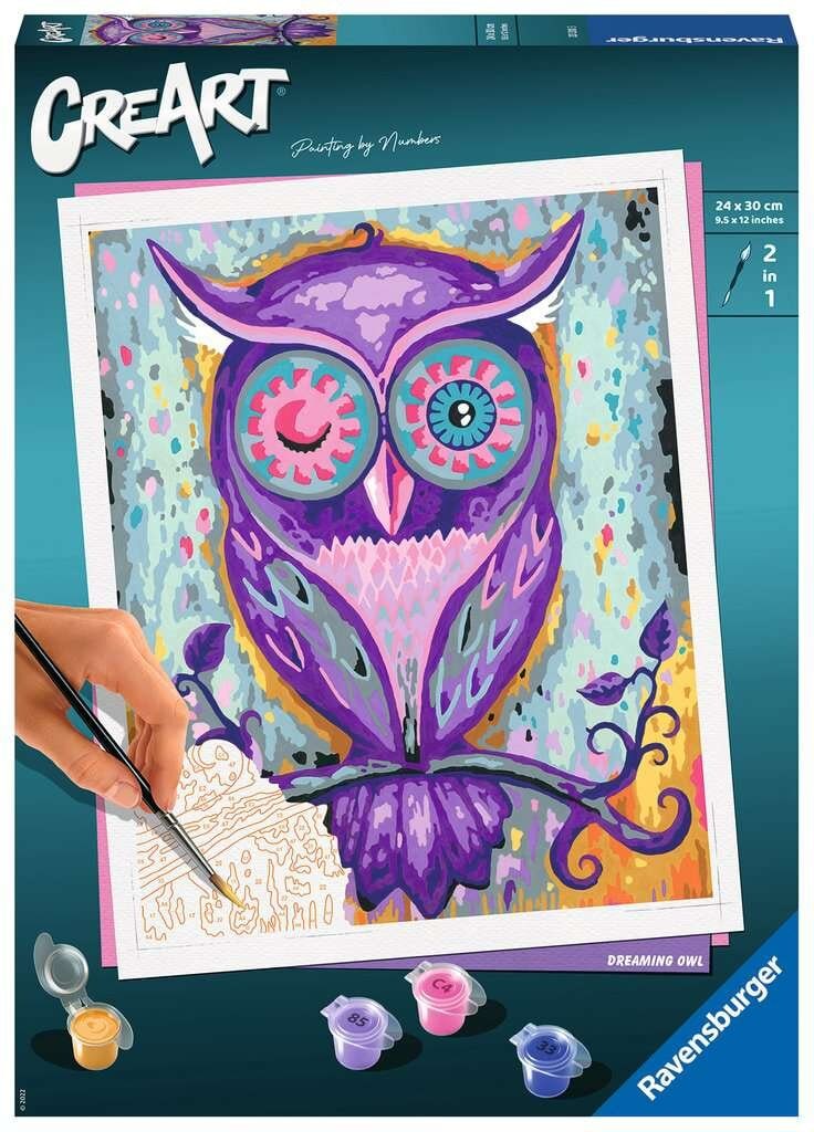Ravensburger, CreArt Adult - Dreaming Owl