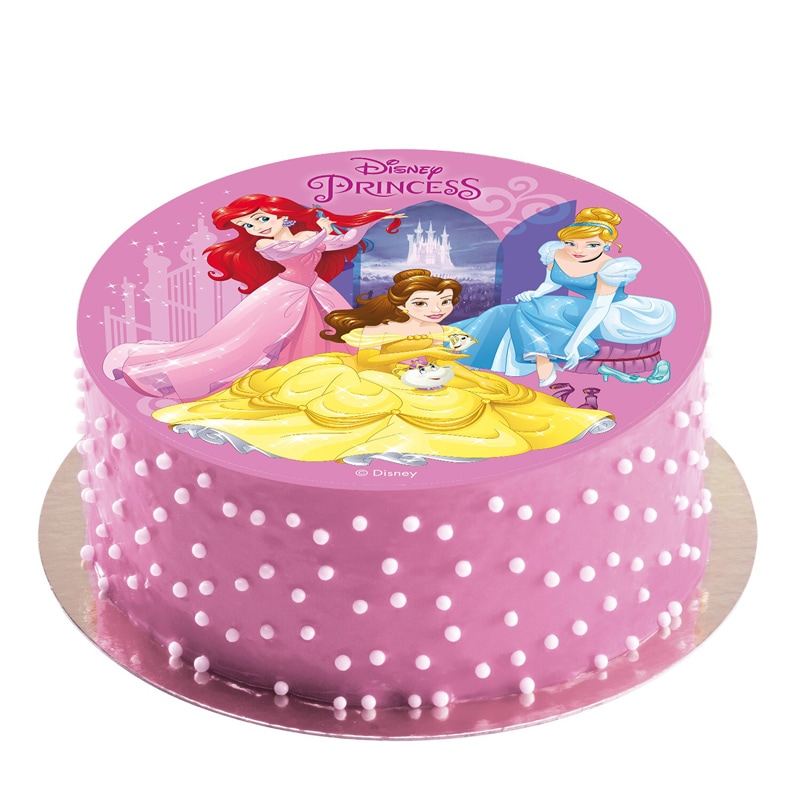 Kakkukuva Disney Prinsessat - Vohveli 20 cm