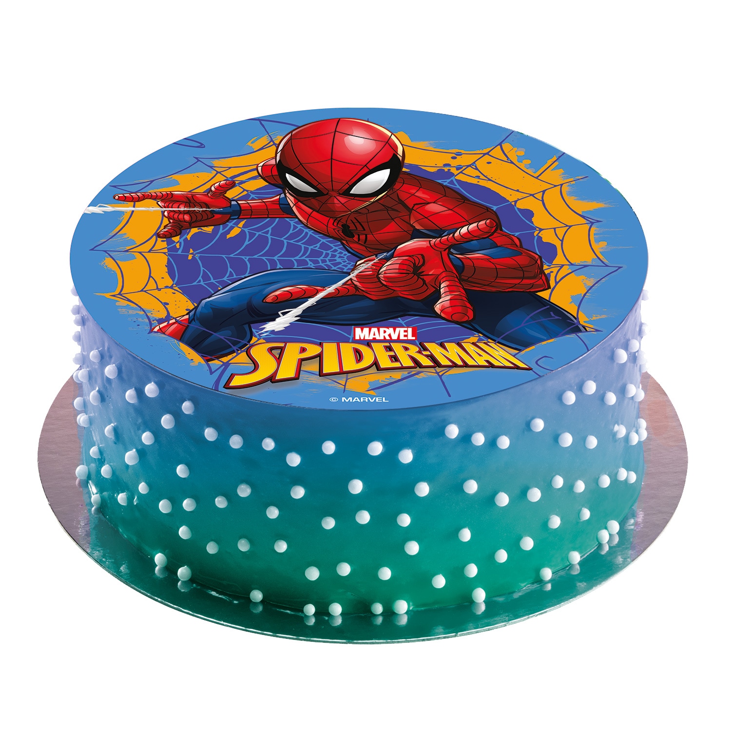 Kakkukuva Spiderman - Vohveli 20 cm