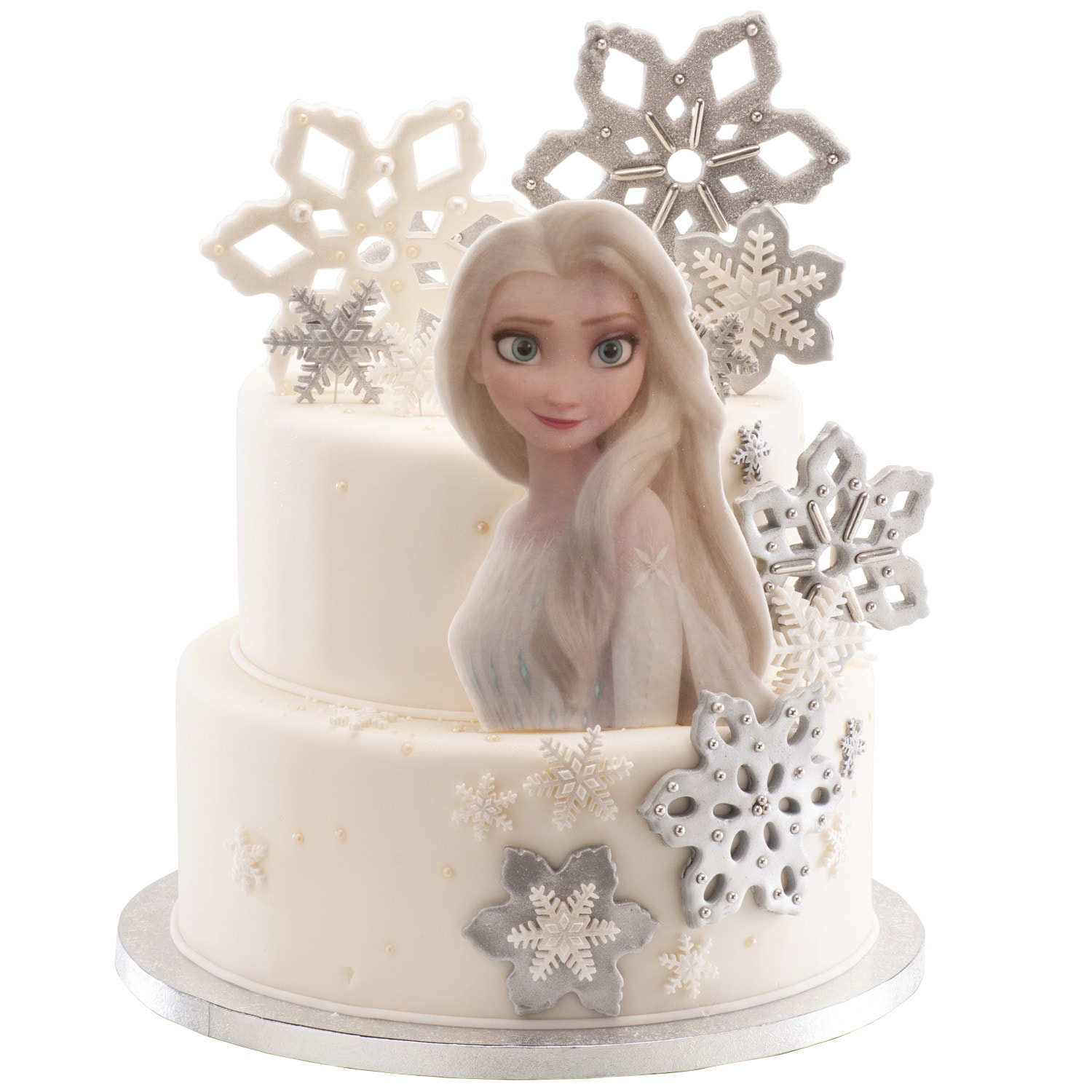 Frozen Elsa - Kakkukoriste Vohveli 7 kpl