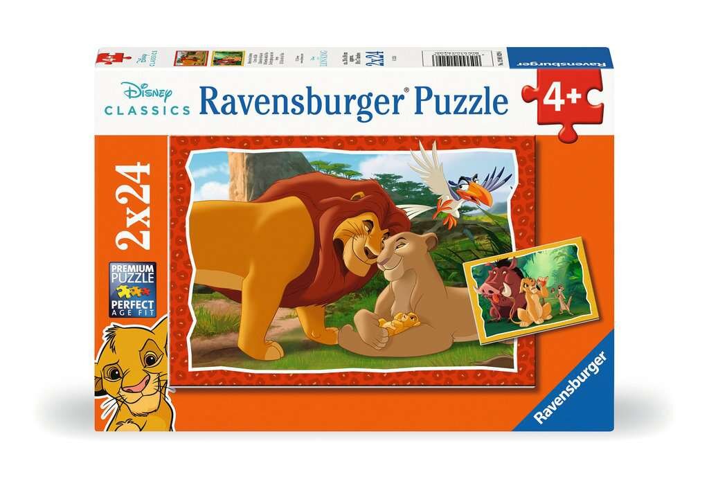 Ravensburger Palapeli - Leijonakuningas 2x24 palaa