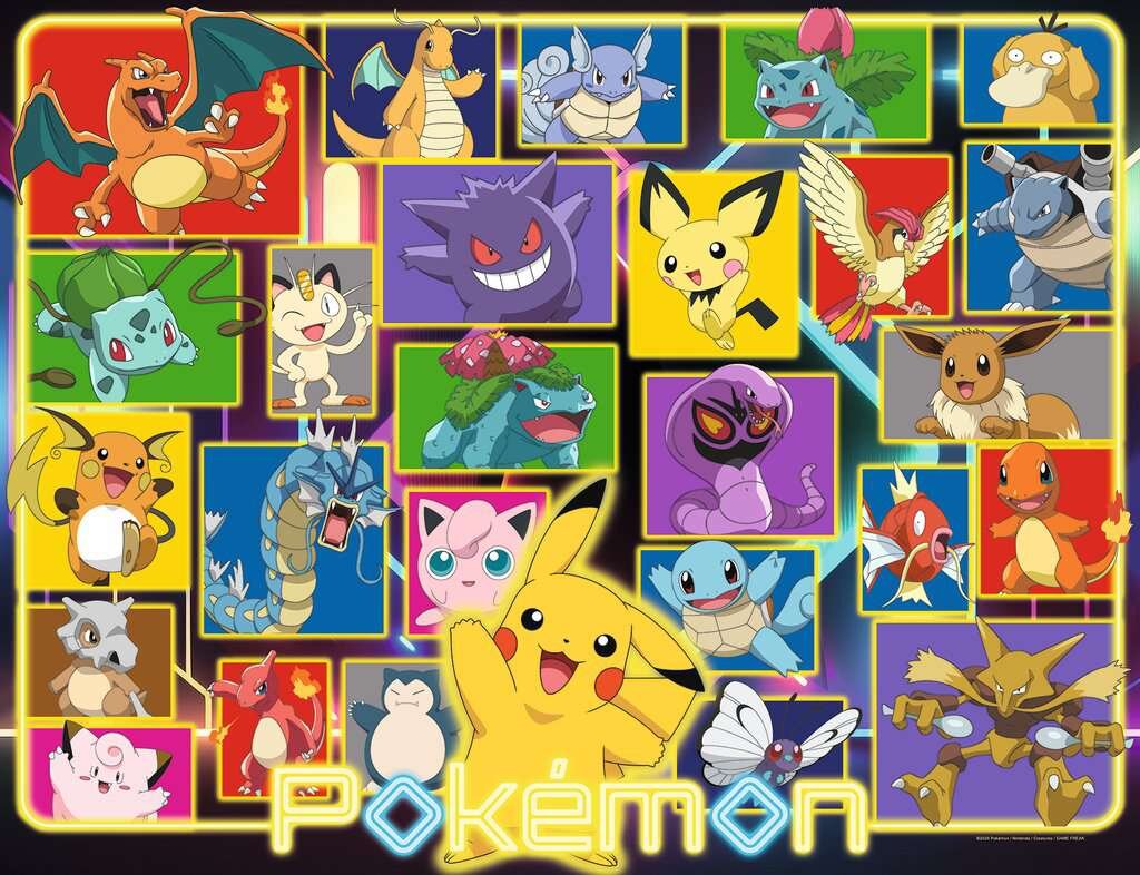 Ravensburger Palapeli - Pokémon 2000 palaa