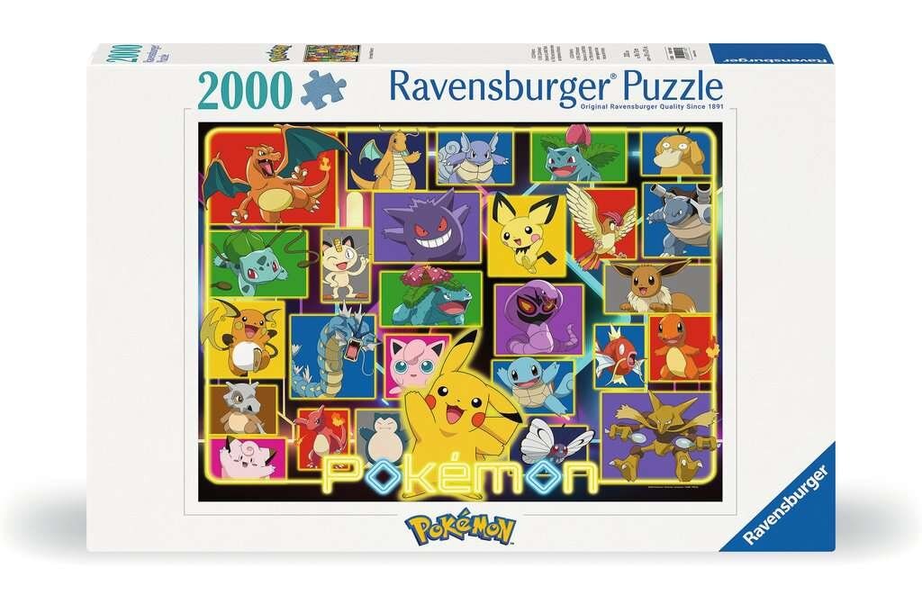 Ravensburger Palapeli - Pokémon 2000 palaa