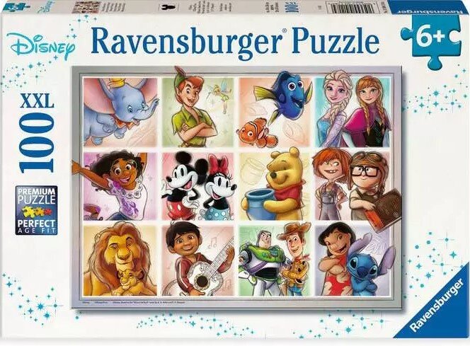 Ravensburger Palapeli - Disney Multicharacter 100 palaa