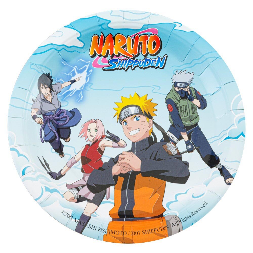 Naruto - Lautaset 8 kpl