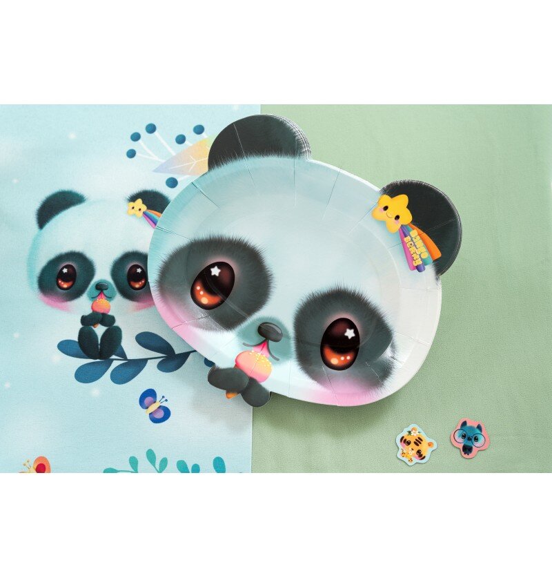 Bangoberry - Pally Panda Lautaset 8 kpl