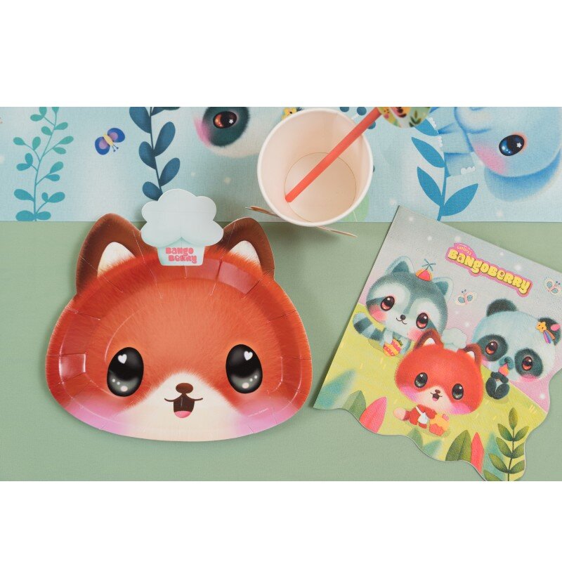 Bangoberry - Fuzzy Fox Lautaset 8 kpl