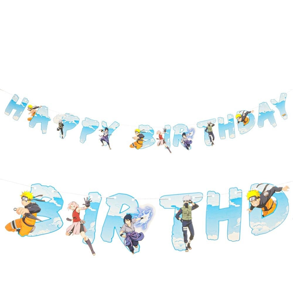 Naruto - Viirinauha Happy Birthday 200 cm