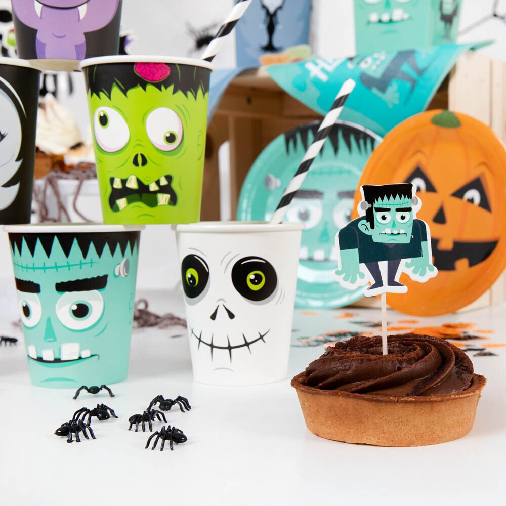 Halloween Monsters Kakkukoristeet 7 kpl