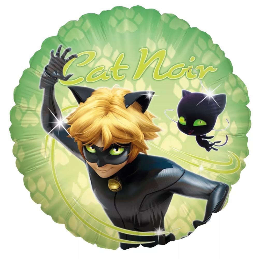 Miraculous Ladybug - Folioilmapallo Cat Noir 45 cm