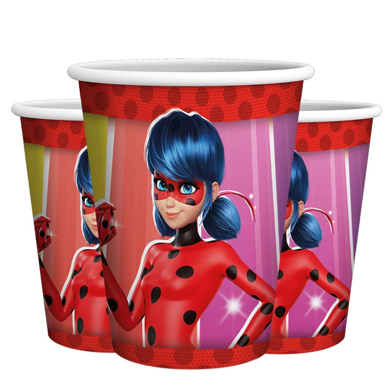 Miraculous Ladybug - Pahvimukit 10 kpl