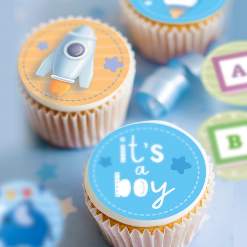 Muffinssikuvat Baby Boy 20 kpl