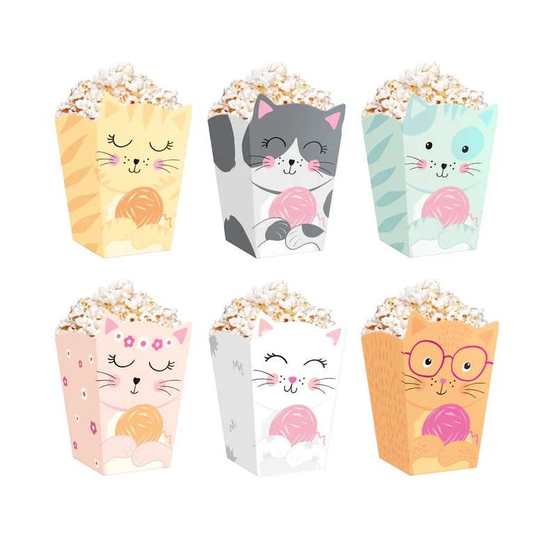 Kissa Popcornrasiat 6 kpl