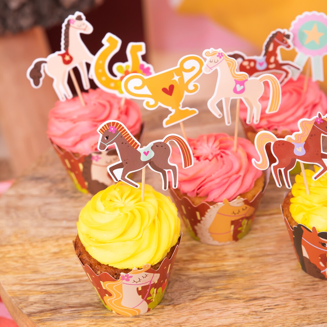 Hevoset Cake Toppers 9 kpl