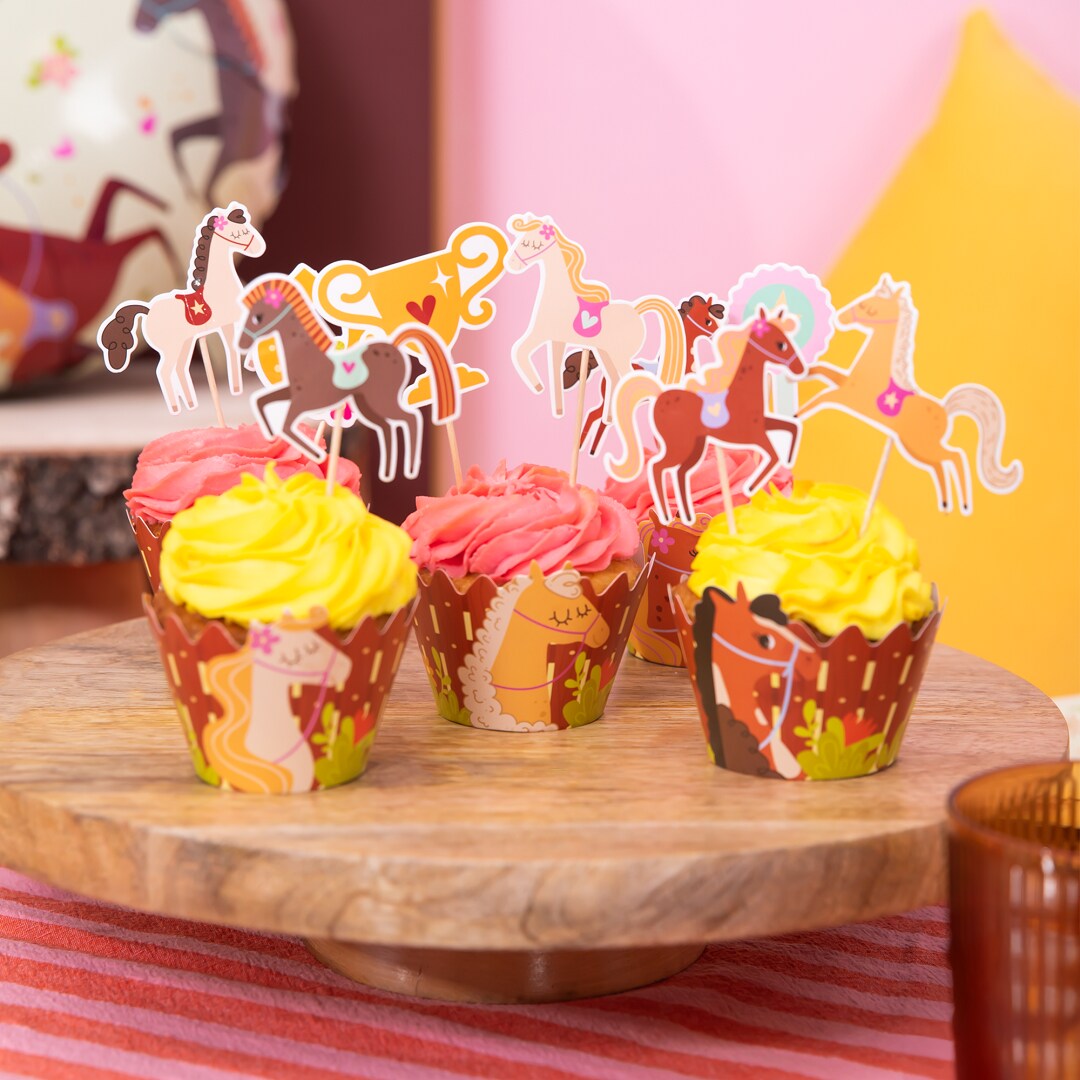 Hevoset Cake Toppers 9 kpl