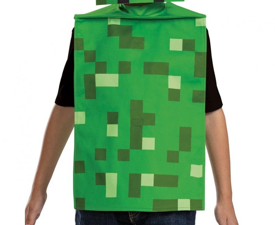 Minecraft Creeper Basic Naamiaisasu 7-8 vuotta