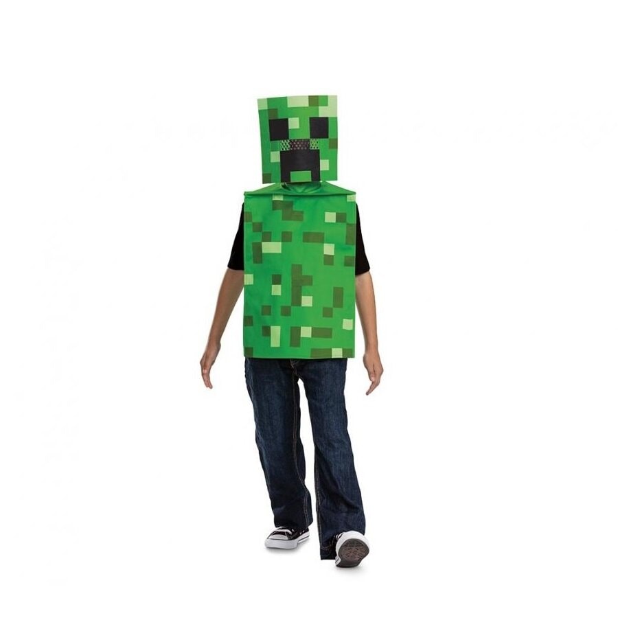 Minecraft Creeper Basic naamiaisasu 4-6 vuotta