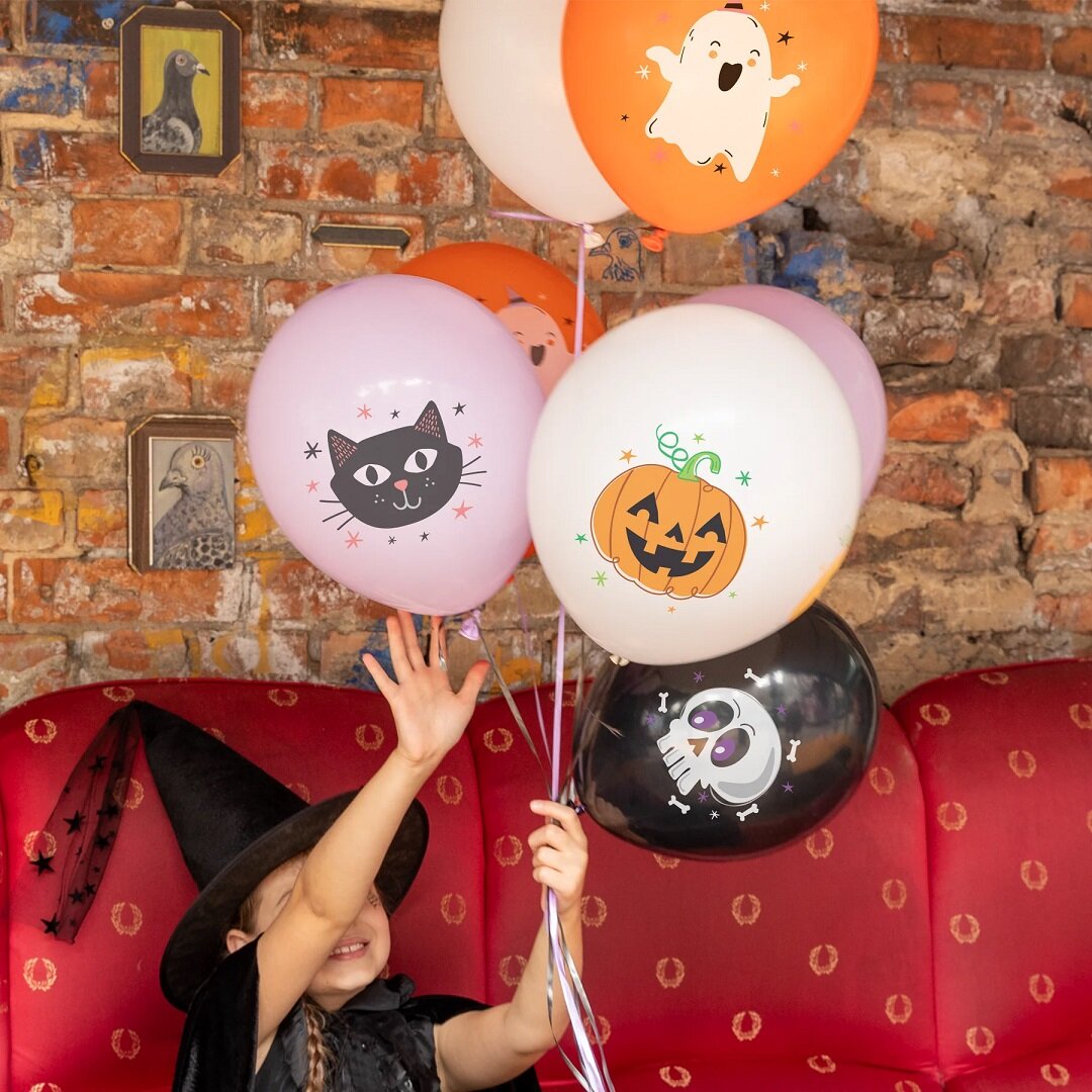 Halloween-ilmapallot 8 kpl