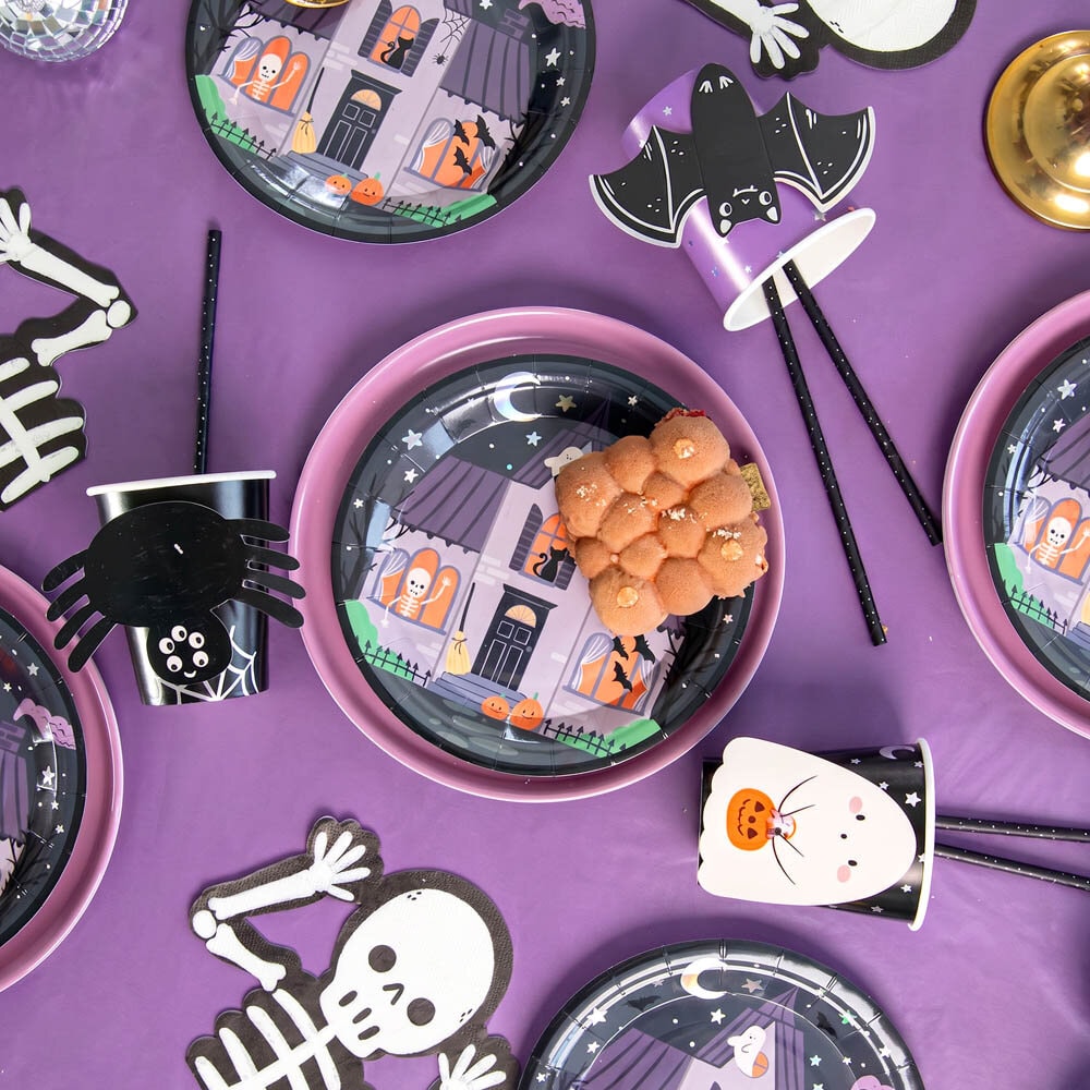Spooky Friends Lautaset 6 kpl