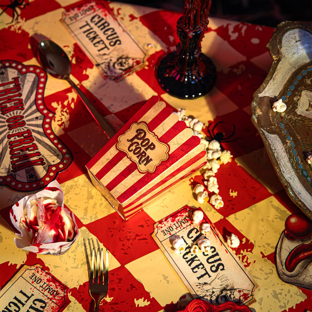 Halloween Freak Show Popcornrasiat 6 kpl