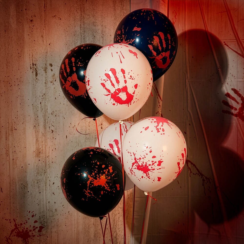 Bloody Night Ilmapallot 6 kpl