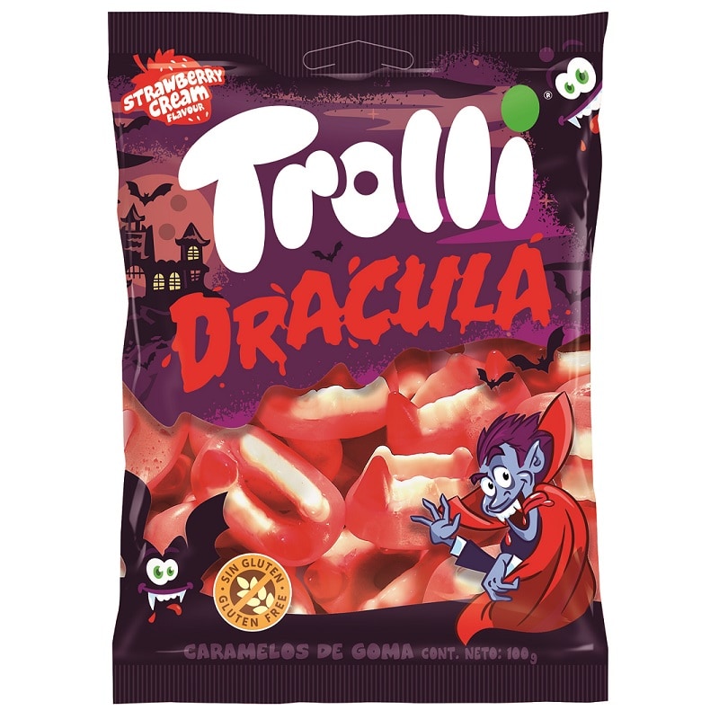 Trolli - Draculan hampaat 100 grammaa
