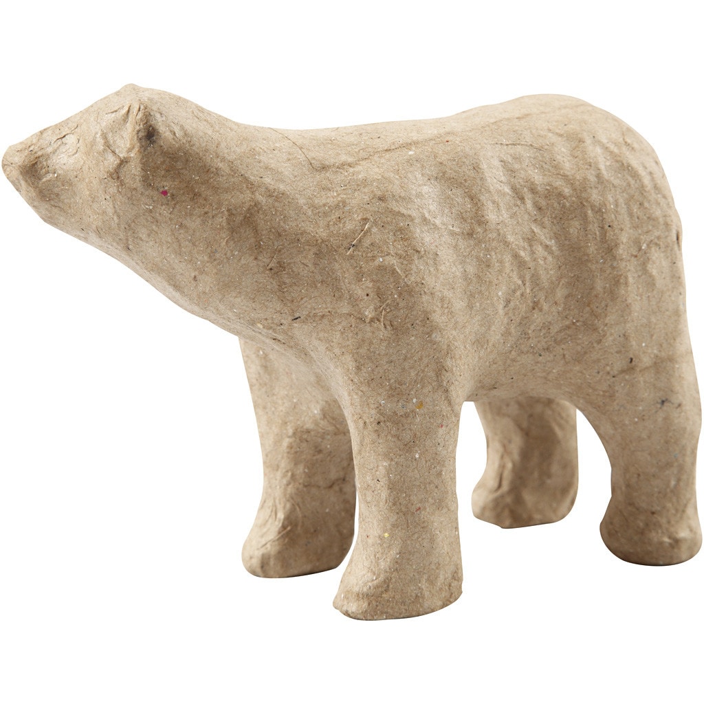 Käsityötarvikkeet - paperihahmo jääkarhu 11,5cm 