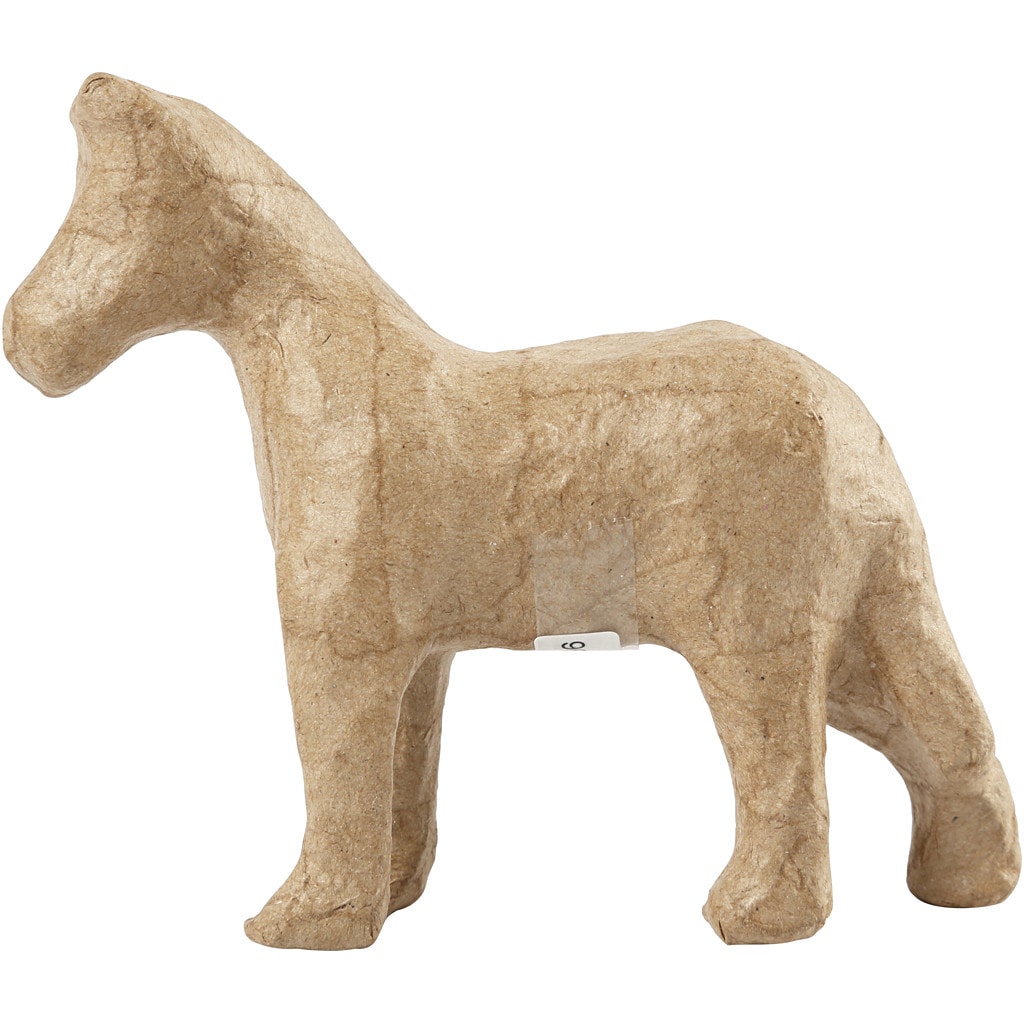 Käsityötarvikkeet - paperihahmo hevonen 12 cm