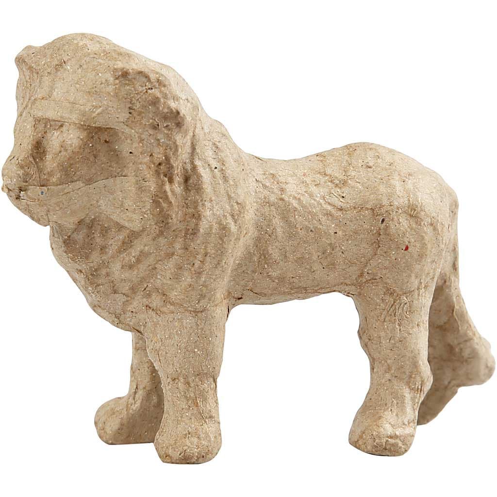 Käsityötarvikkeet - paperihahmo leijona 13 cm