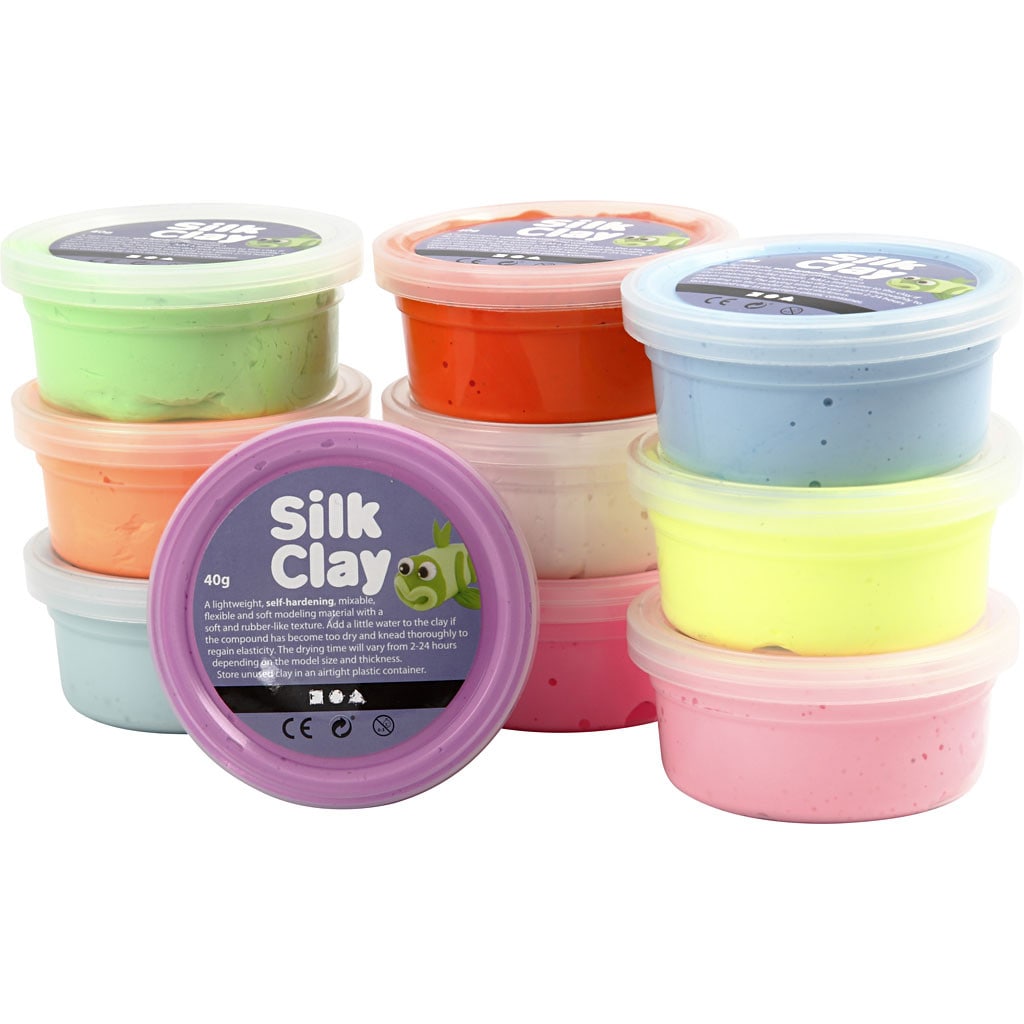 Silk Clay® - eri värejä 10 kpl	