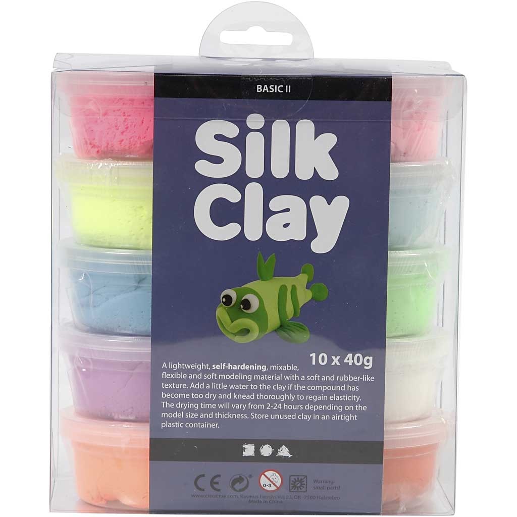 Silk Clay® - eri värejä 10 kpl	