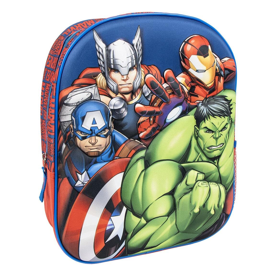 Avengers Lasten reppu 3D-efektillä