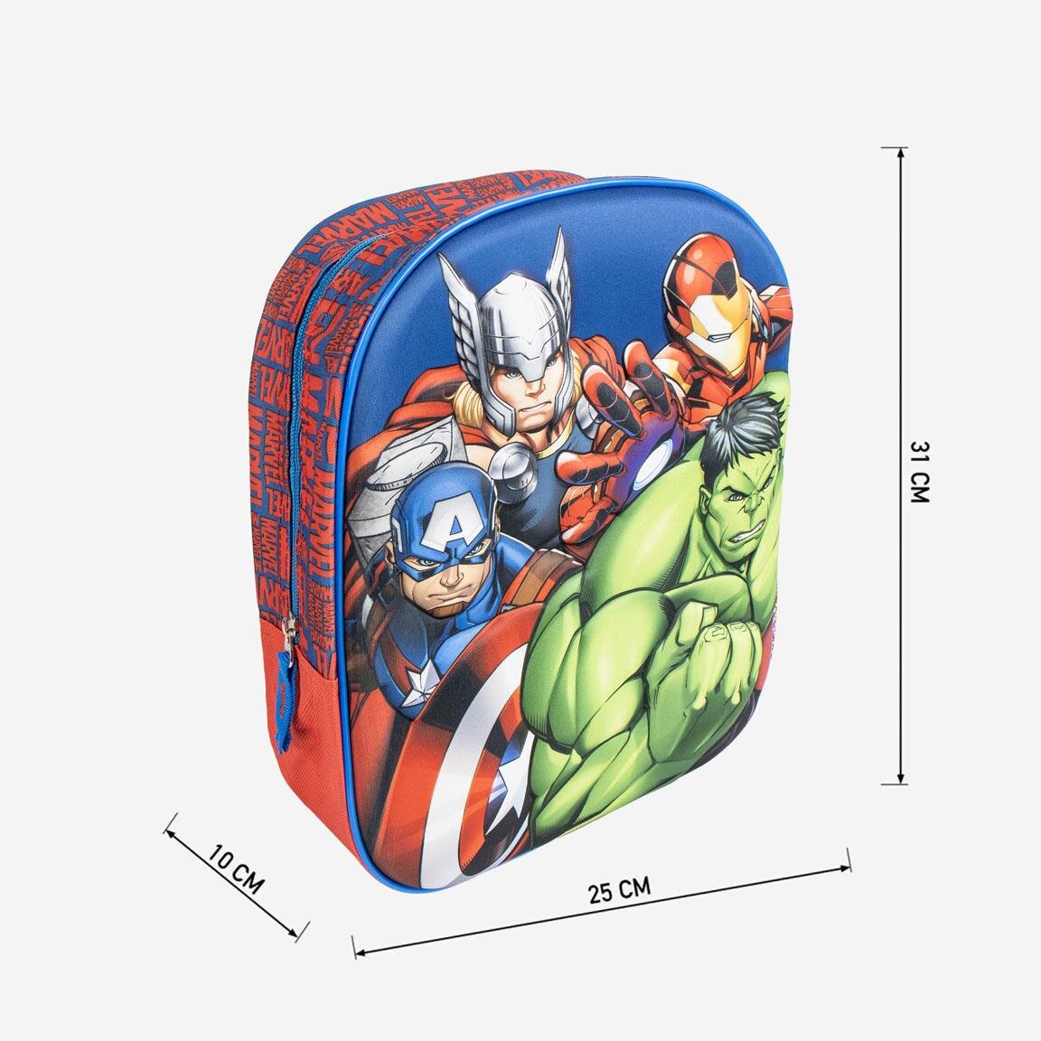 Avengers Lasten reppu 3D-efektillä