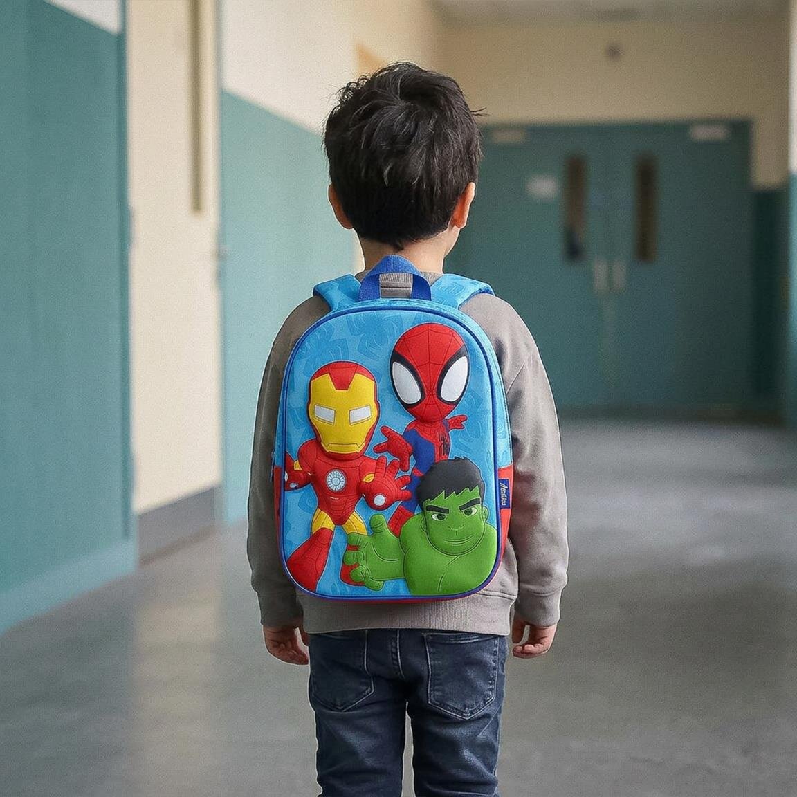 Spidey Lasten reppu 3D-efektillä