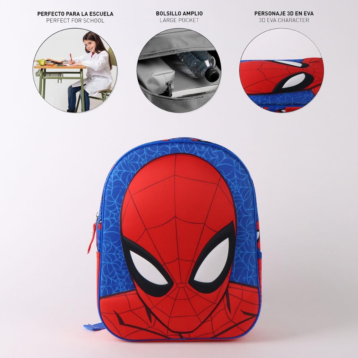 Spiderman Lasten reppu 3D-efektillä