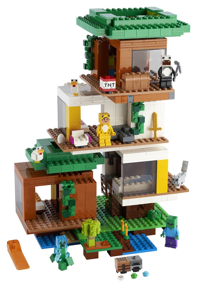LEGO Minecraft Moderni puumaja 9+