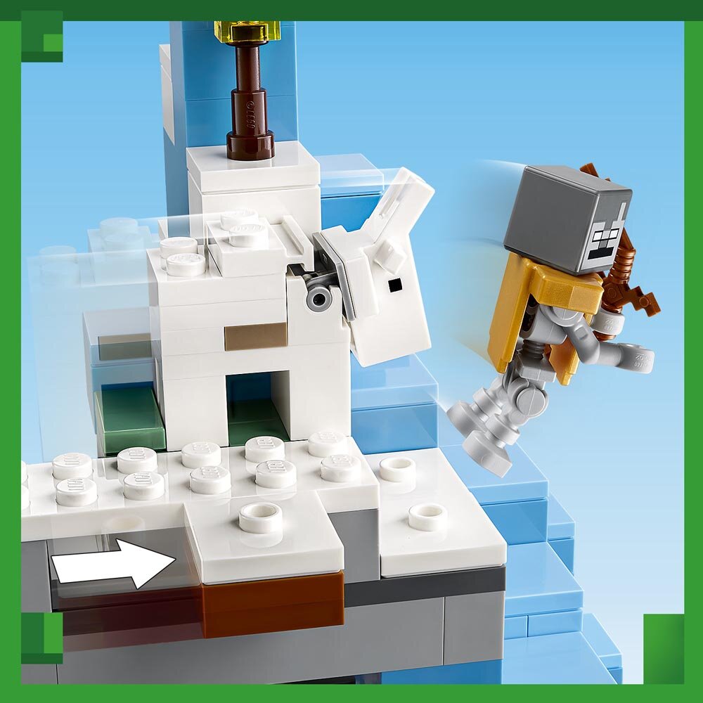 LEGO Minecraft - Jään peittämät huiput 8+