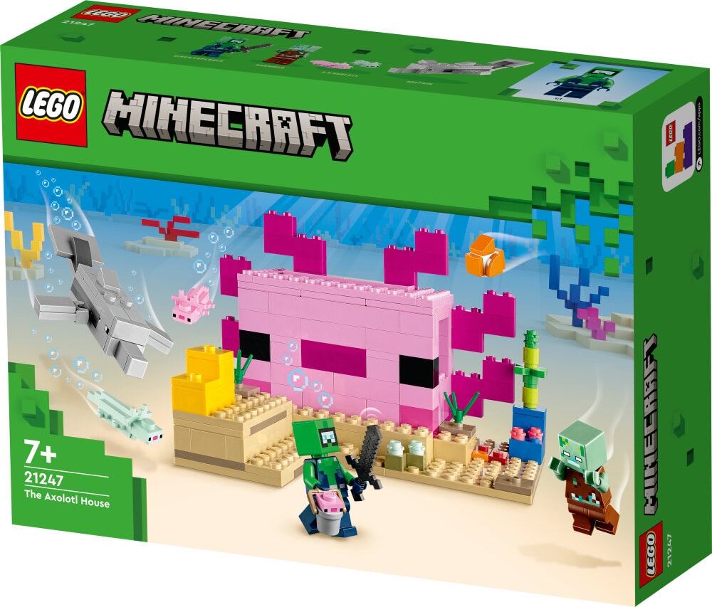 LEGO Minecraft - Aksolotlin talo 7+