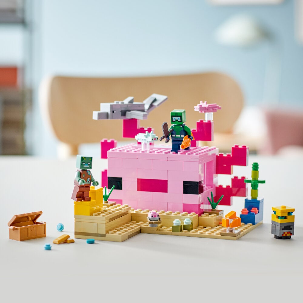 LEGO Minecraft - Aksolotlin talo 7+