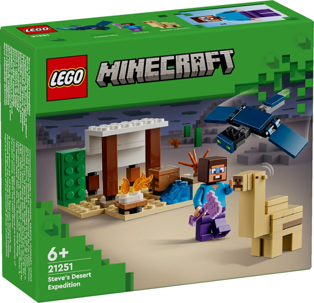 LEGO Minecraft - Steven aavikkoretki 6+