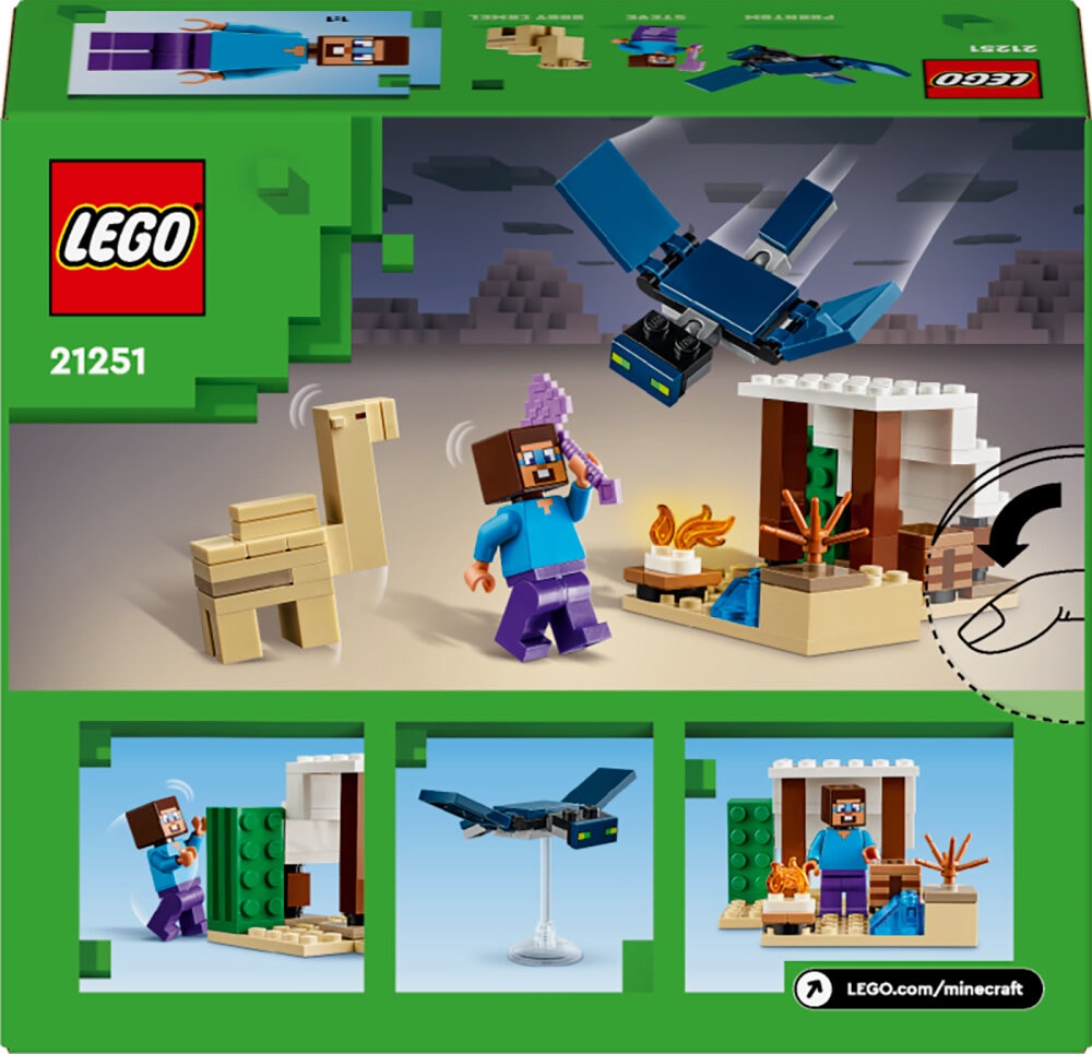 LEGO Minecraft - Steven aavikkoretki 6+