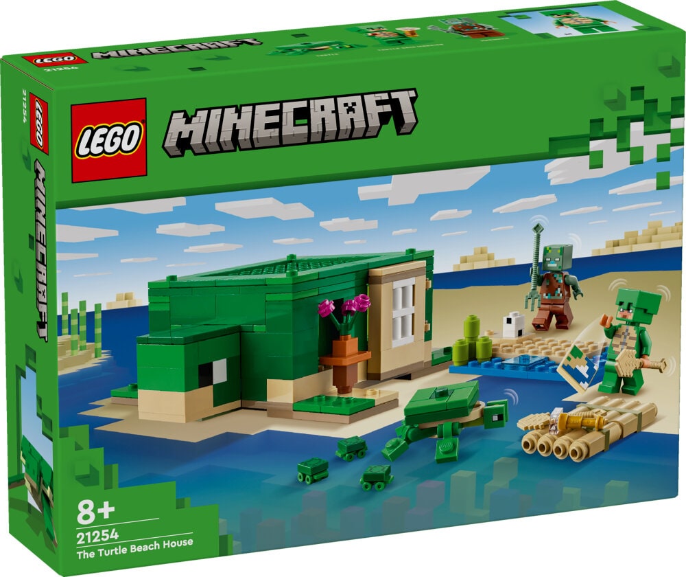 LEGO Minecraft - Kilpikonnarannan talo 8+